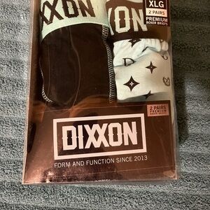 DIXXON Boxer Briefs 2-Pack Premium Underwear Form Function Black Blue XLG